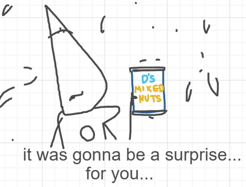 A panel from I've Been Everywhere, Man, episode nine of the Board Boards object show by Furretwalk/WalkingFurret.